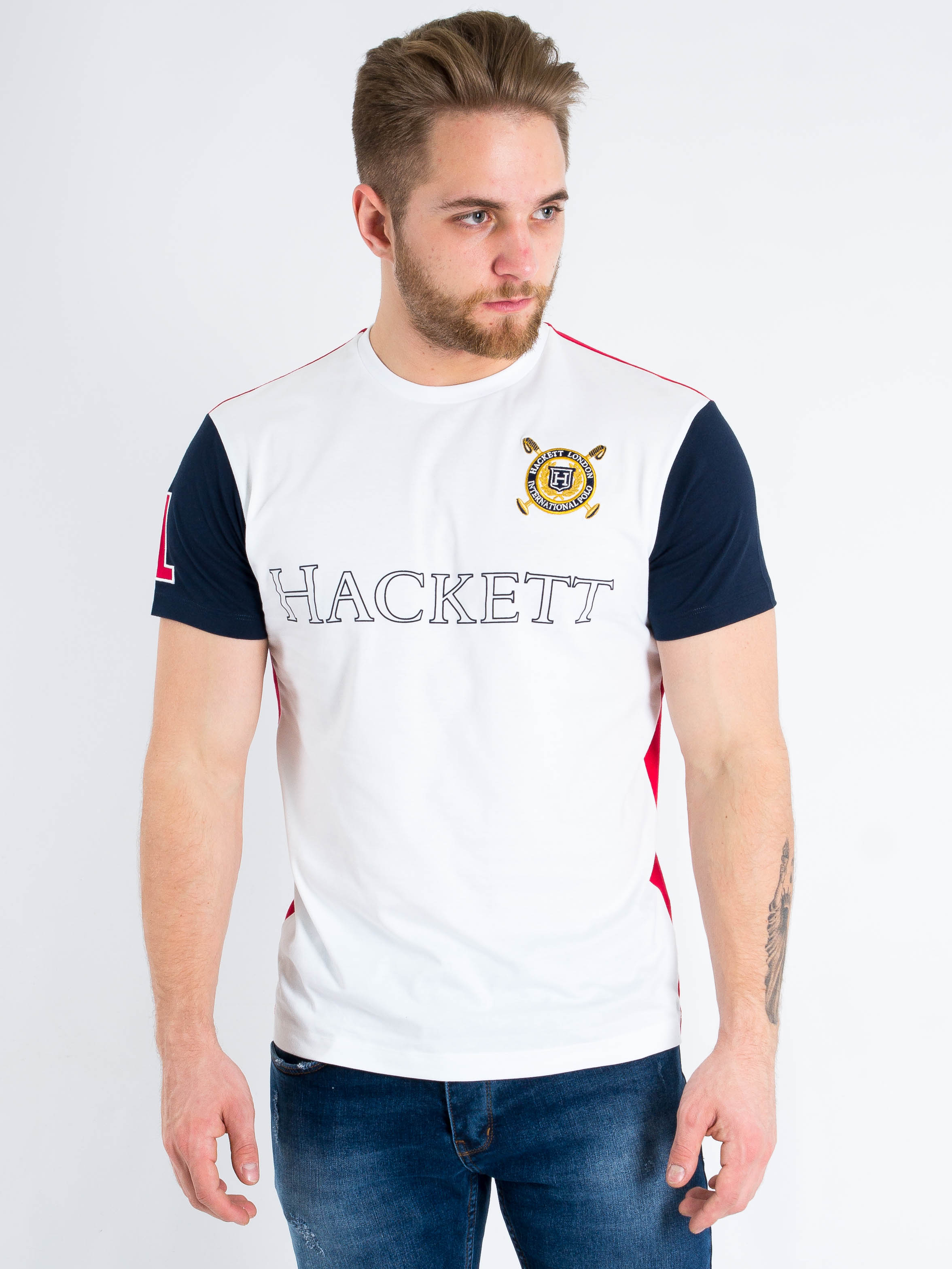 

Футболка Hackett V/140320/2  Мультиколор, Футболка Hackett V/140320/2 M Мультиколор