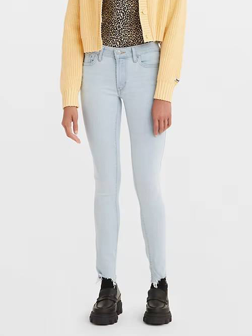 Акція на Джинси Skinny жіночі Levi's 131263009 W29 L30 Блакитні від Rozetka