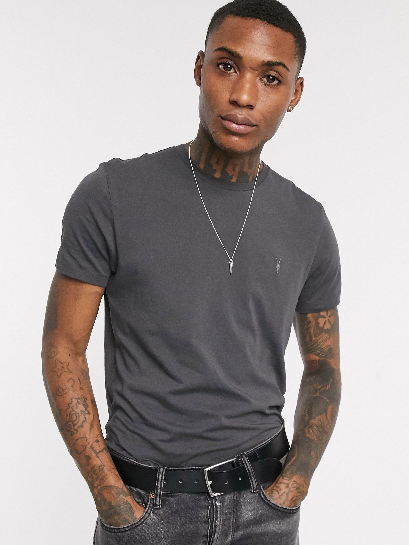 

Футболка AllSaints TonicSSCrew  Серый, Футболка AllSaints TonicSSCrew S Серый