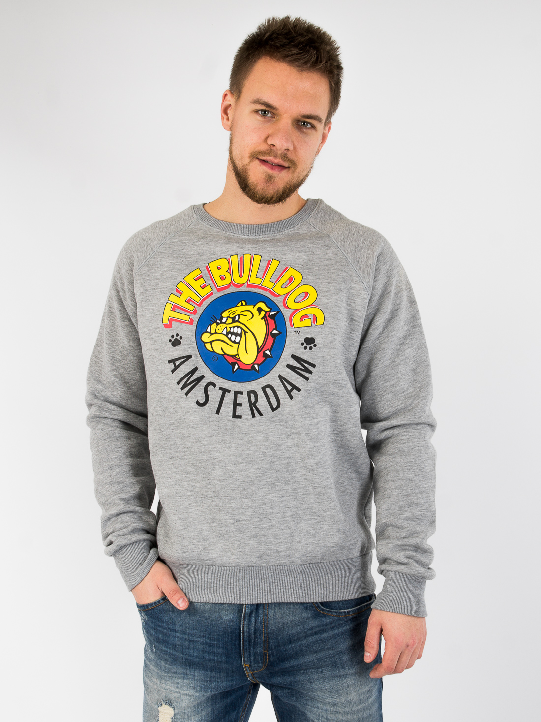 

Свитшот The Bulldog SW00441C  Серый, Свитшот The Bulldog SW00441C XS Серый