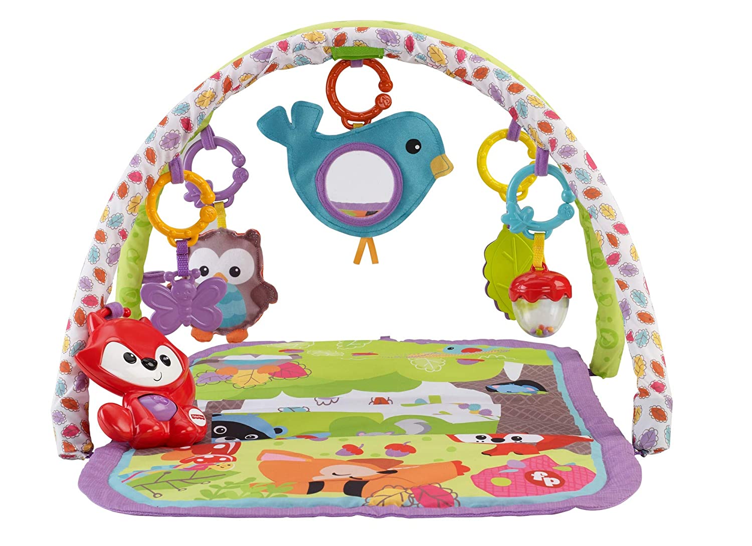 

Развивающий музыкальный коврик Лесные друзья Лисенок Fisher-Price 3-in-1 Woodland