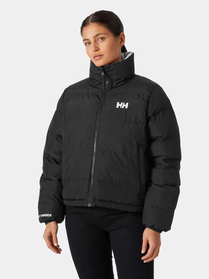 Акція на Куртка зимова коротка жіноча Helly Hansen 54061-990 M Чорна від Rozetka