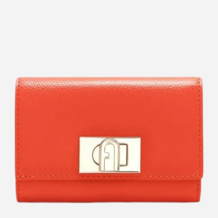 Акція на Гаманець жіночий шкіряний для карток Furla 1927 M Compact Wallet WP00225ARE000VIT00 Помаранчевий від Rozetka