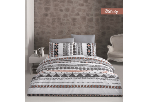 

Комплект постельного белья Majoli Milady 200x220 Разноцветный