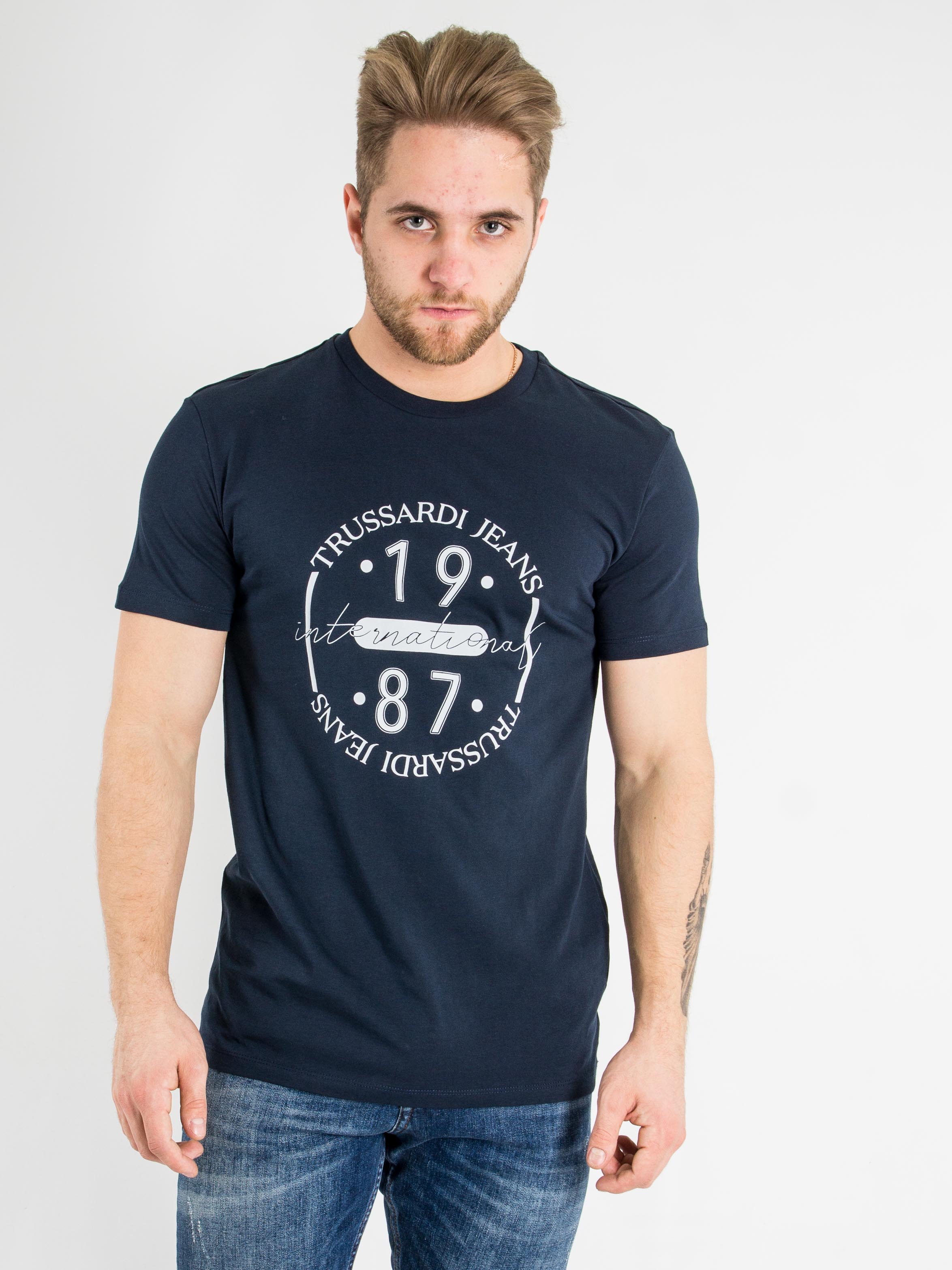 

Футболка 1987 International Trussardi 52T003611T001842 M Синий