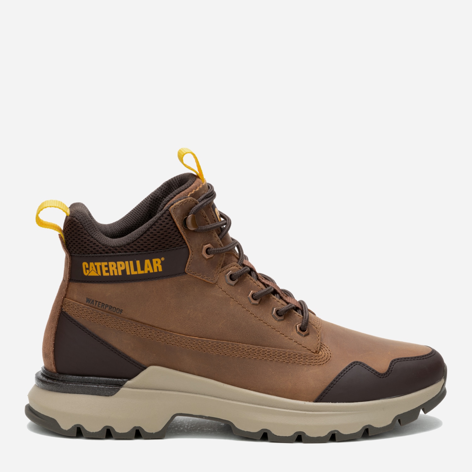 Акція на Чоловічі черевики з мембраною Caterpillar (CAT) Colorado Sneaker Wp P725948 43 (10US/9UK) 28 см Коричневі від Rozetka