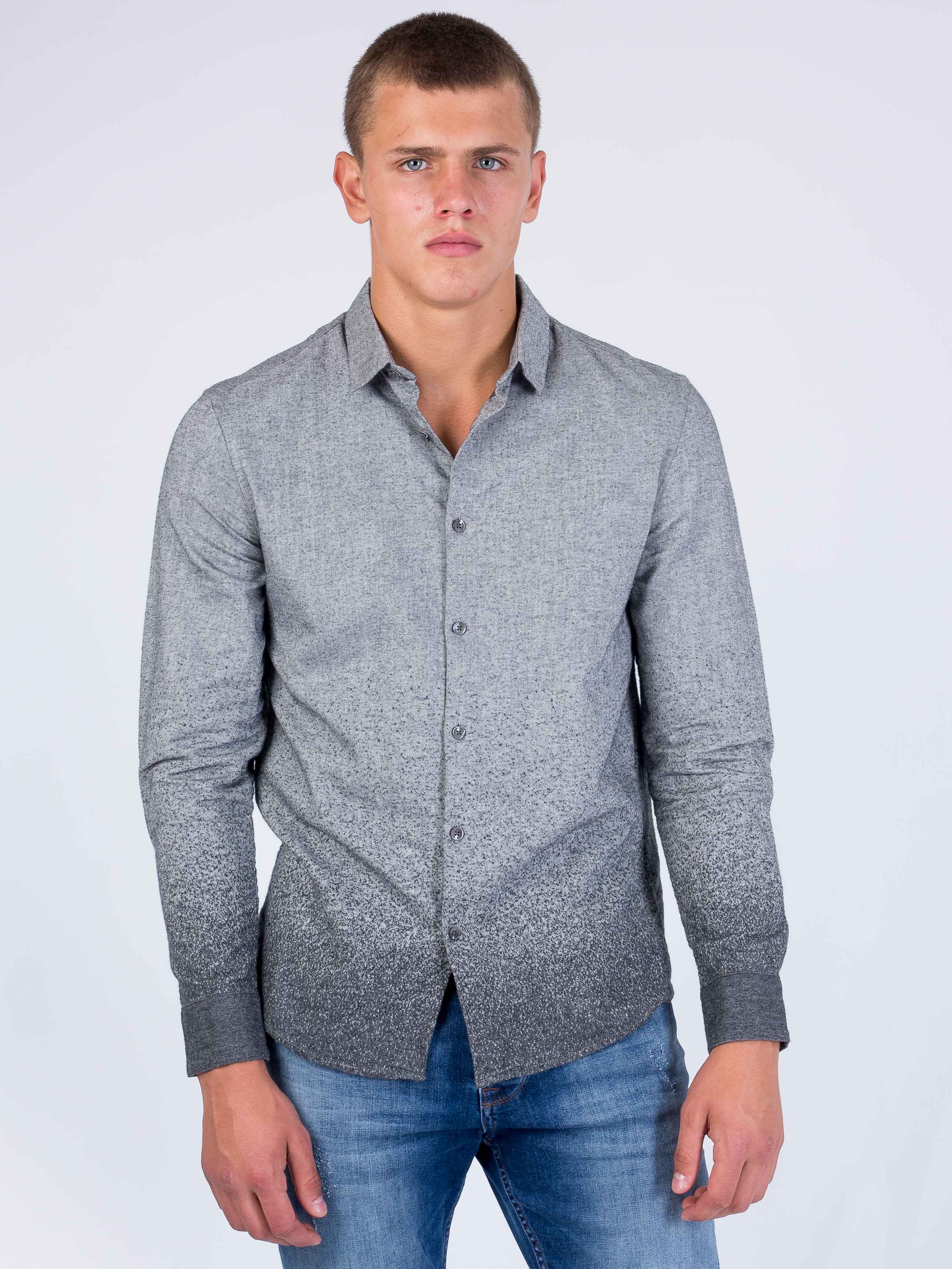 

Рубашка с длинным рукавом Jack & Jones 218405503  Серый, Рубашка с длинным рукавом Jack & Jones 218405503 S Серый