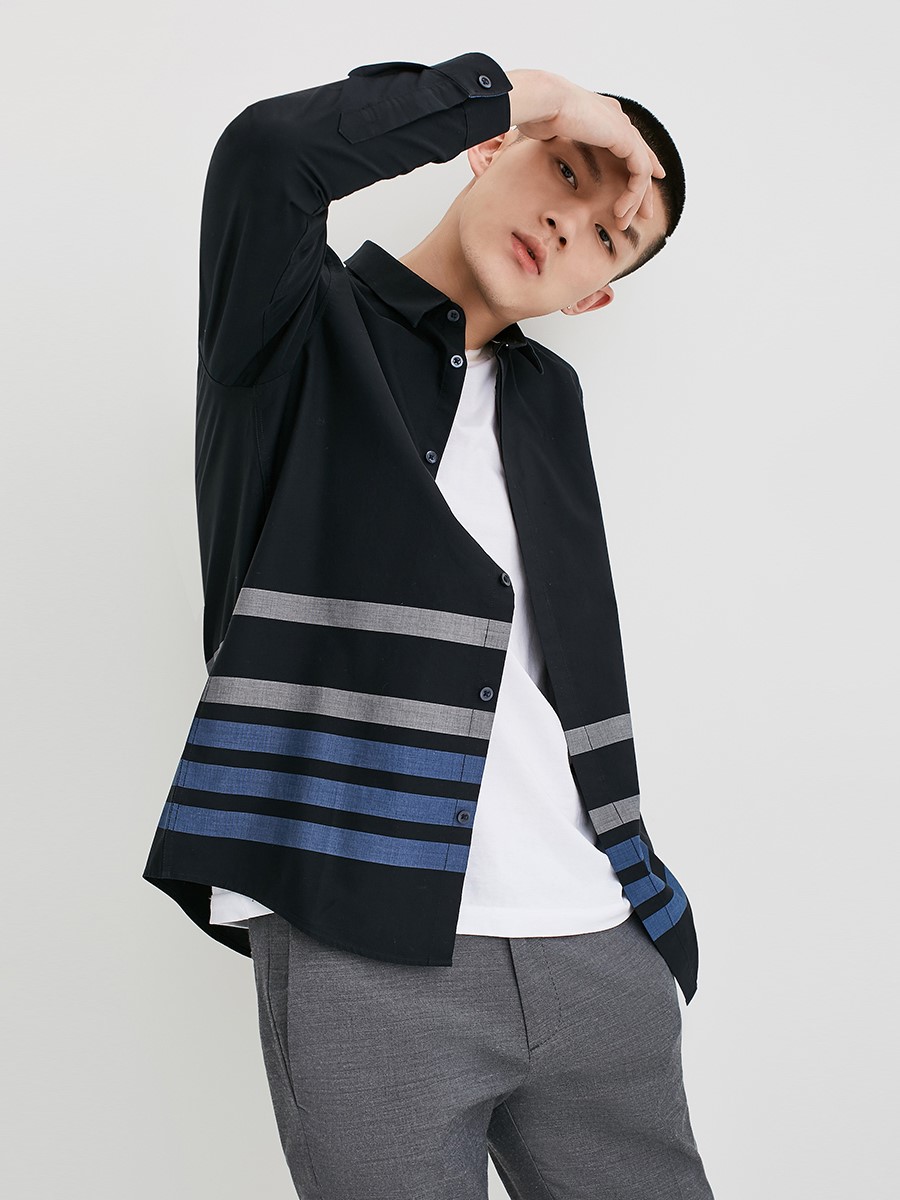 

Рубашка с длинным рукавом Jack & Jones 217105546  Синий, Рубашка с длинным рукавом Jack & Jones 217105546 XS Синий