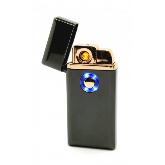 

Зажигалка USB электроимпульсная + Газ ТH-705 Черная 46682