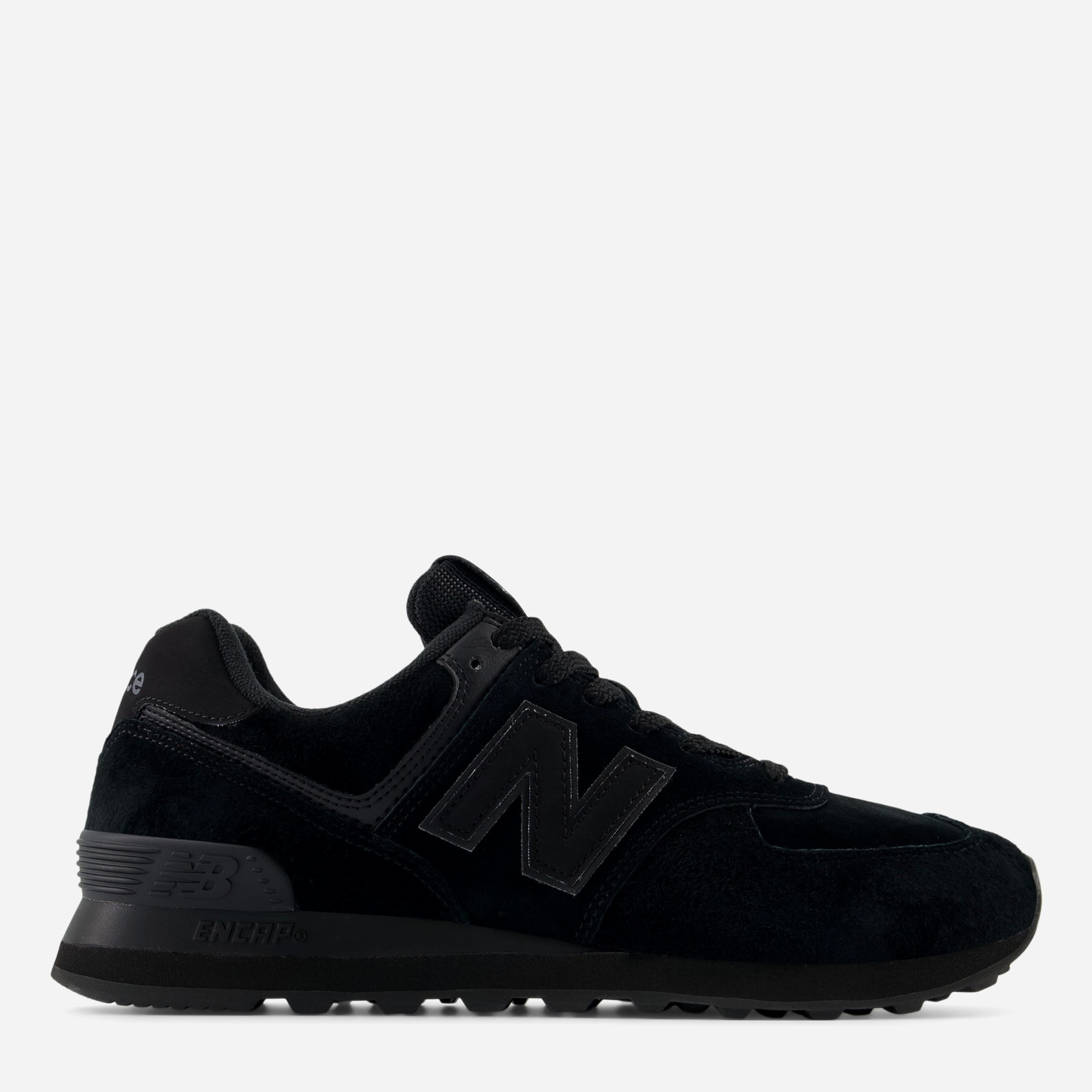 Акція на Чоловічі кросівки New Balance 574 U574LEA 44.5 (10.5US) 28.5 см Чорно-чорні від Rozetka