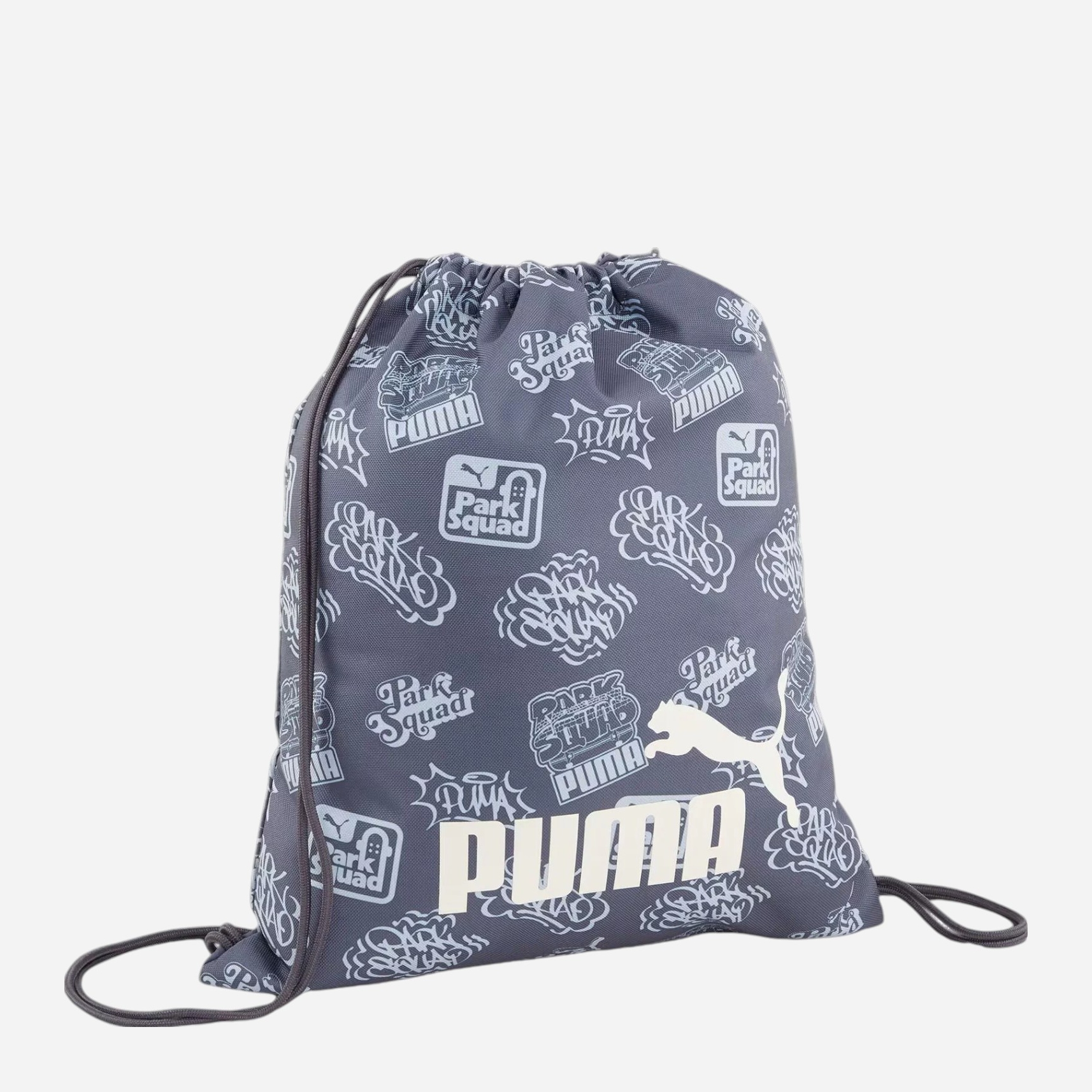 Акція на Рюкзак спортивний вміщує формат А4 Puma Phase Small Gym Sack 09019006 Сірий від Rozetka