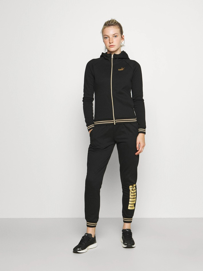 Акція на Спортивний костюм жіночий Puma Tracksuits 84760601 XL Чорний від Rozetka