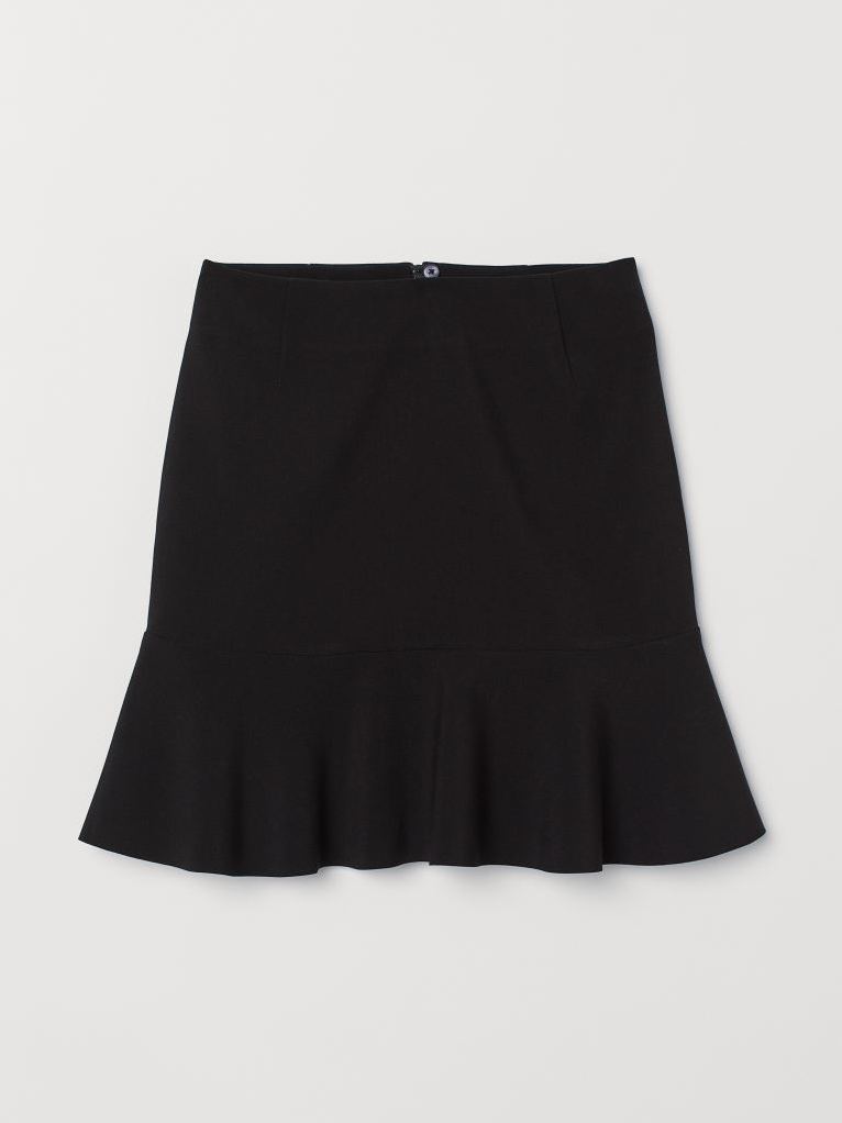 

Короткая юбка H&M 0677351 EU40 Черный