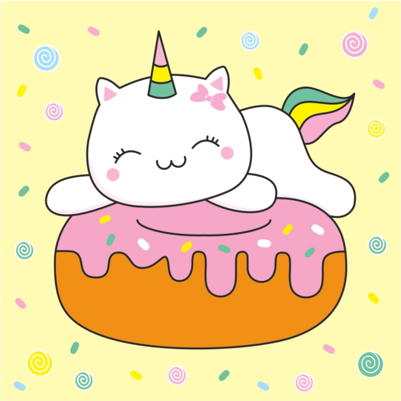 

Картина по номерам Rosa Kids Котенок и пончик 20 x 20 см (4823098518112)