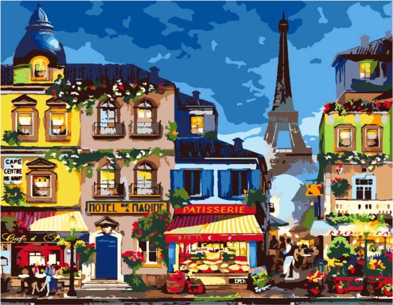 

Картина по номерам Rosa Start Life in Paris 35 x 45 см (4823098522041)