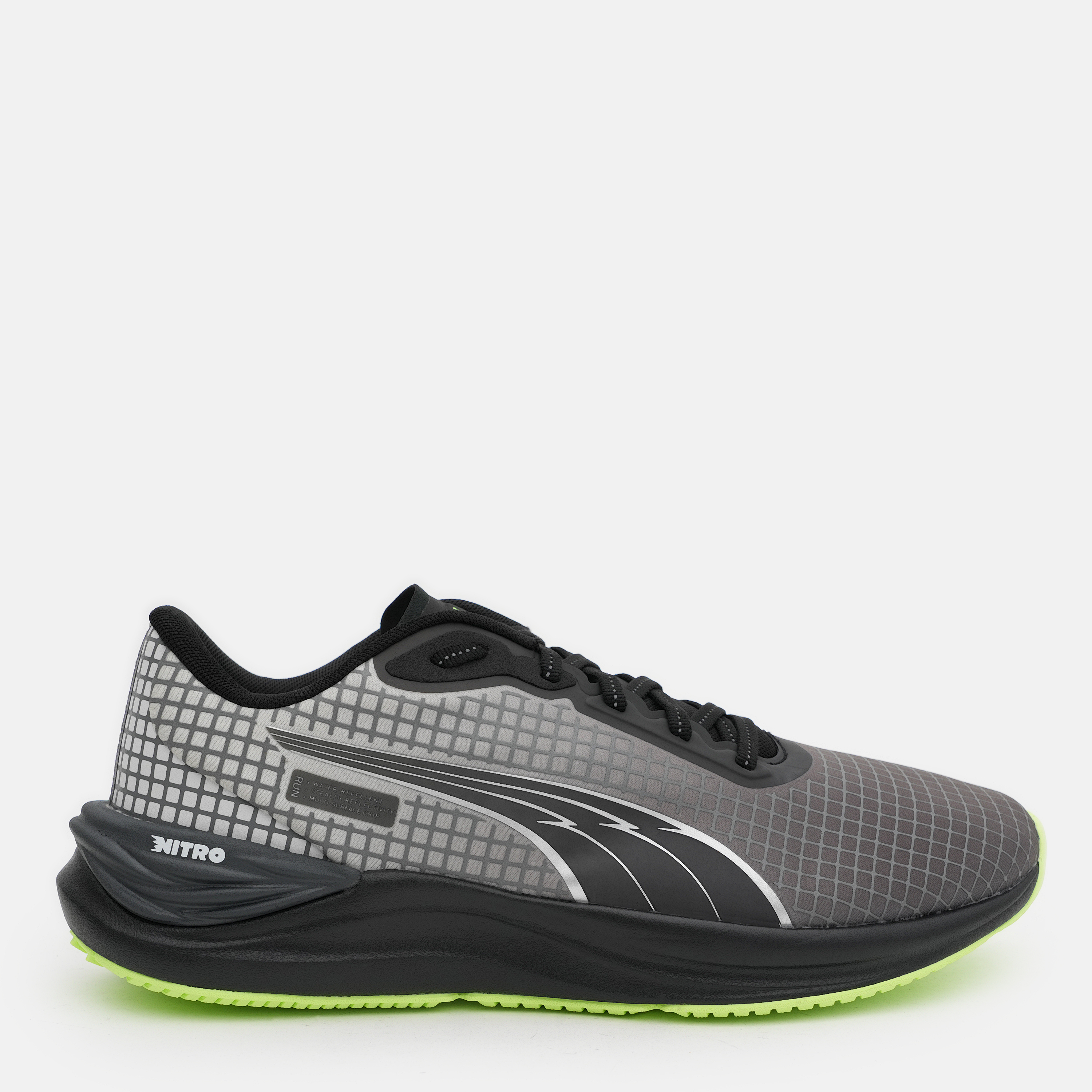 Акція на Чоловічі кросівки для бігу Puma Electrify Nitro 3 Tr 31011001 40.5 (7UK) 26 см Сірий/Чорний від Rozetka