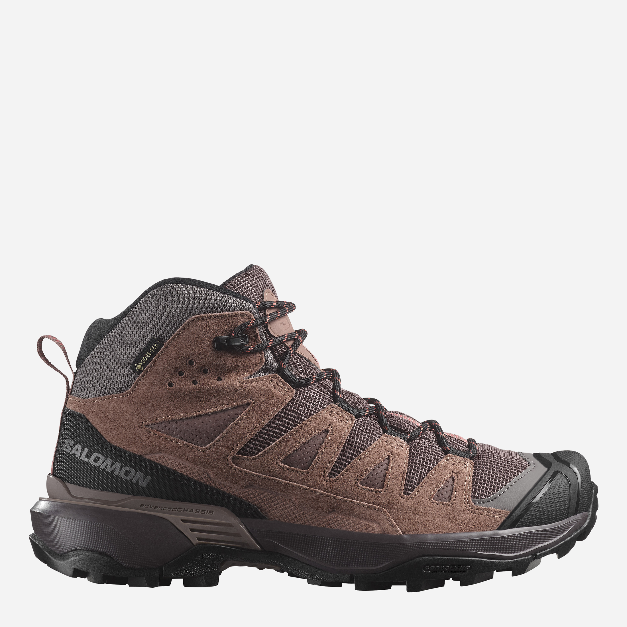 Акція на Жіночі черевики для туризму низькі з Gore-Tex 360 Ltr Mid Gtx W L47571000 38.5 (7US/5.5UK) 24.5 см Бордові від Rozetka