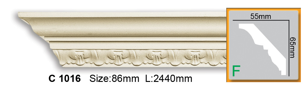 

Карниз с орнаментом Gaudi Decor C 1016 flex гибкий