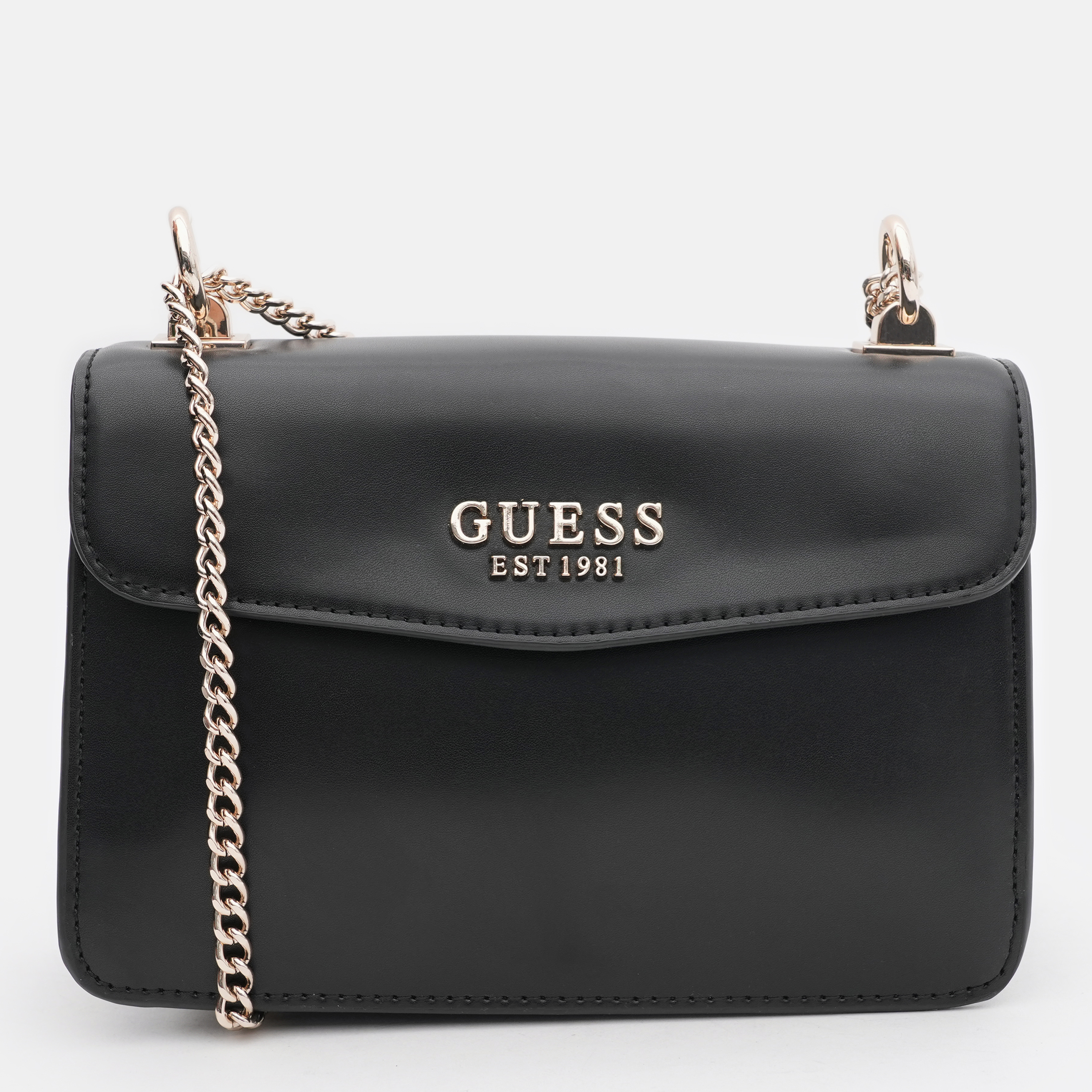 Акція на Сумка крос-боді через плече жіноча маленька Guess HWVG93-53210-BLA BLACK від Rozetka