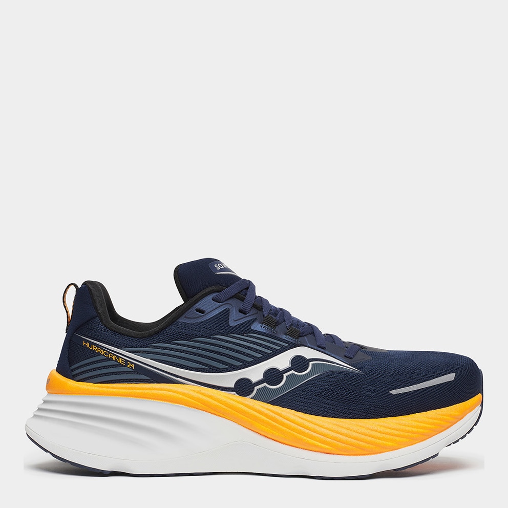 Акція на Чоловічі кросівки для бігу Saucony Hurricane 24 S20933-211 46.5 (12US) 30 см Темно-сині від Rozetka