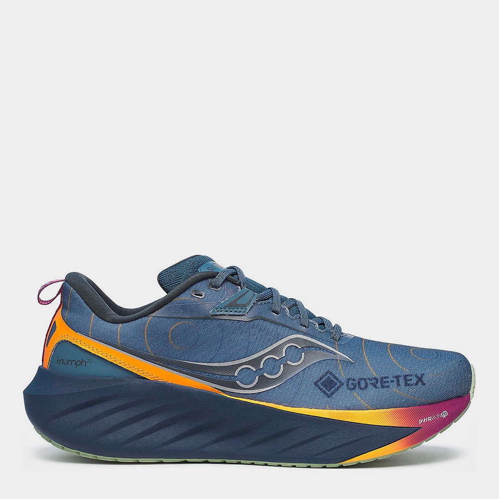 Акція на Чоловічі кросівки для бігу з Gore-Tex Saucony Triumph 22 Gtx S20966-253 40 (7US) 25 см Сині від Rozetka