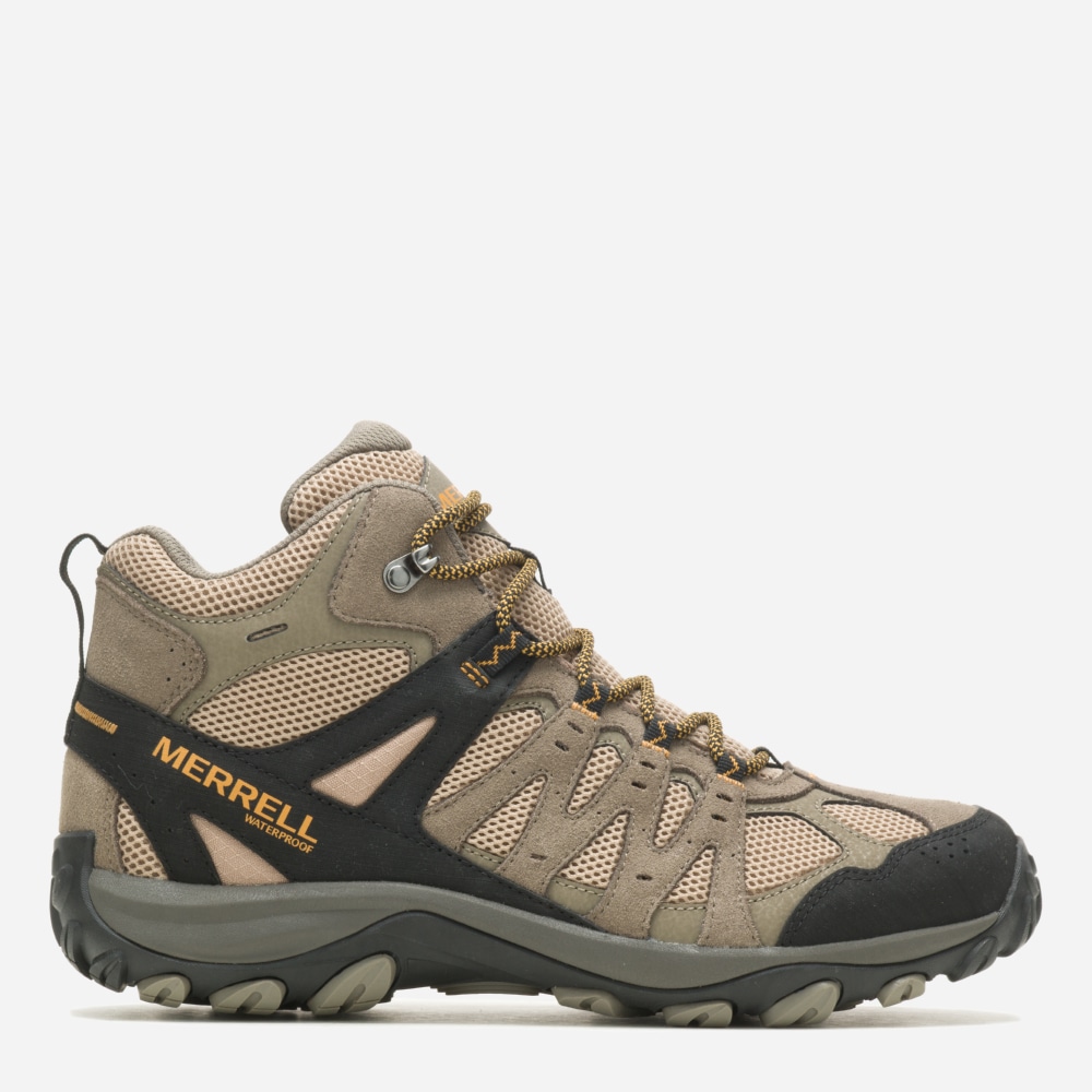 Акція на Чоловічі черевики високі для трекінгу з Gore-Tex Merrell Accentor 3 Mid Wp J037141 40 (7US/6.5UK) 25 см Коричневий/Бежевий від Rozetka