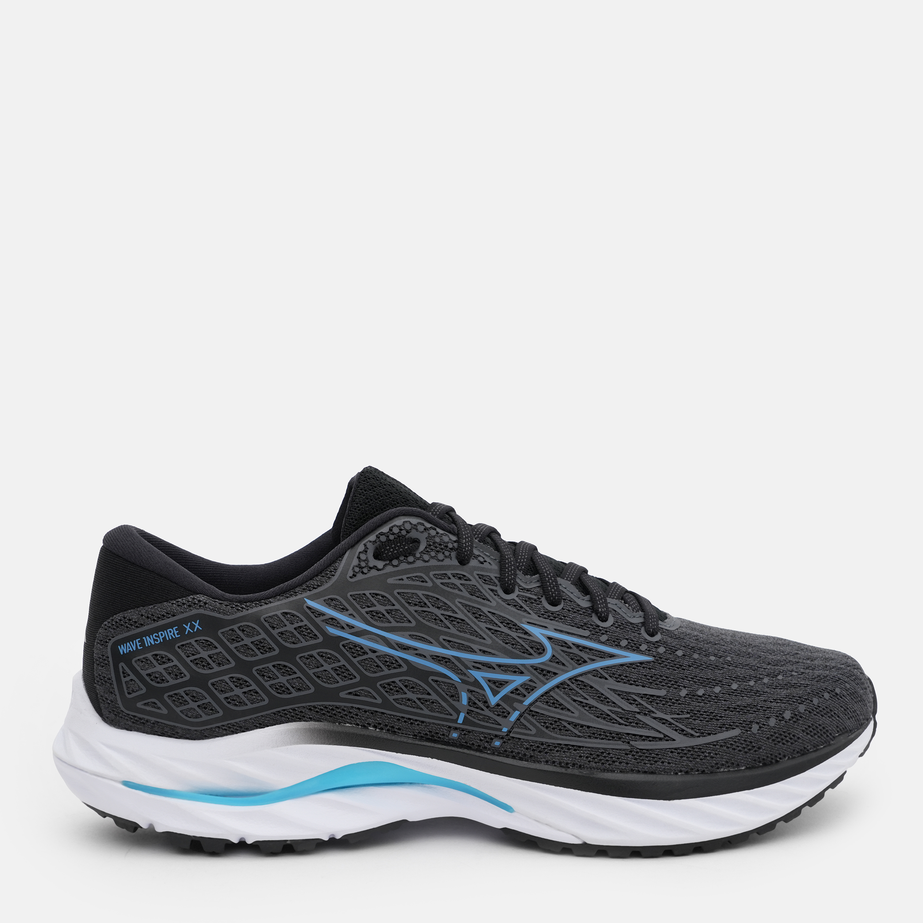 Акція на Чоловічі кросівки для бігу Mizuno Wave Inspire 20 J1GC244452 40 (6.5UK) 25.5 см Iron Gate/ Parisian Blue/ Black від Rozetka