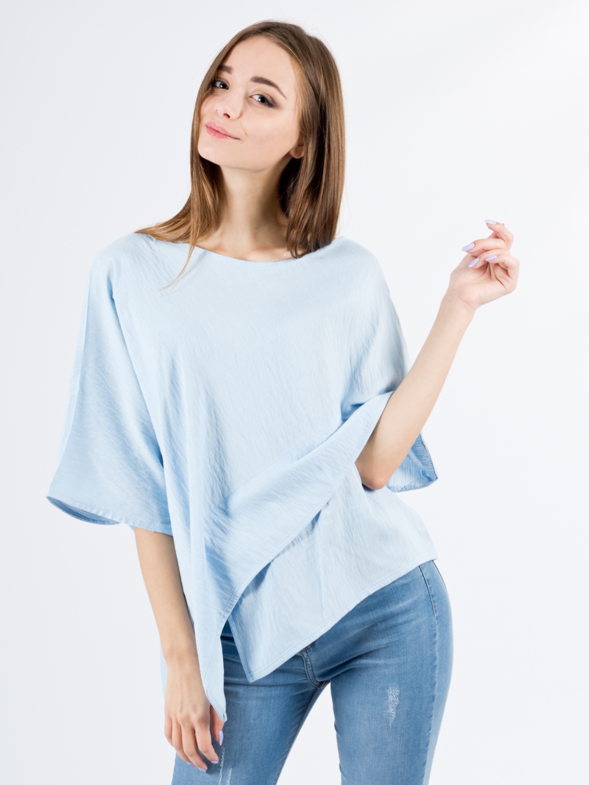 

Блуза BEBE PLUS 22354  Голубой, Блуза BEBE PLUS 22354 One size Голубой