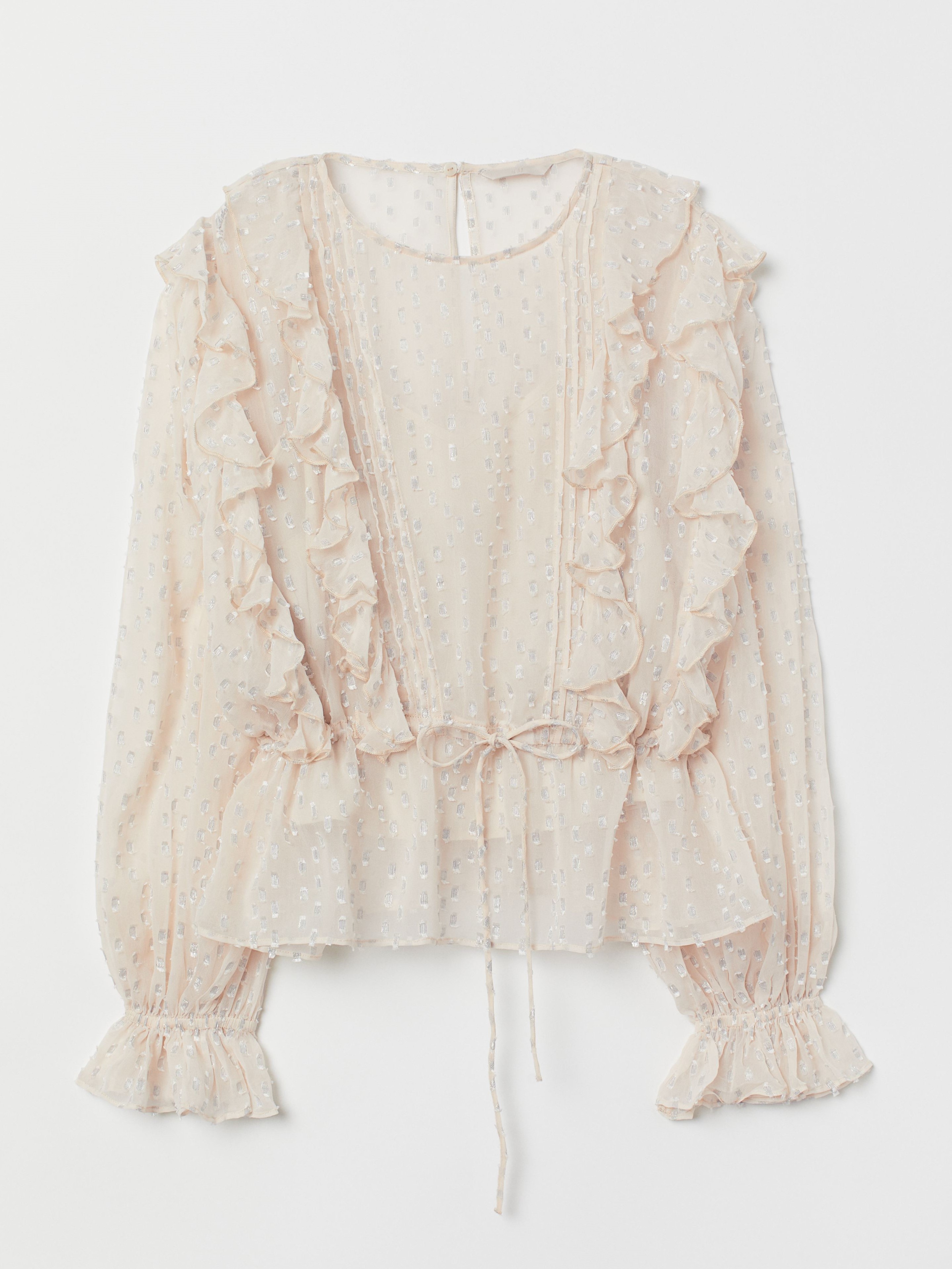 

Блуза H&M 0712261  Бежевый, Блуза H&M 0712261 XS Бежевый