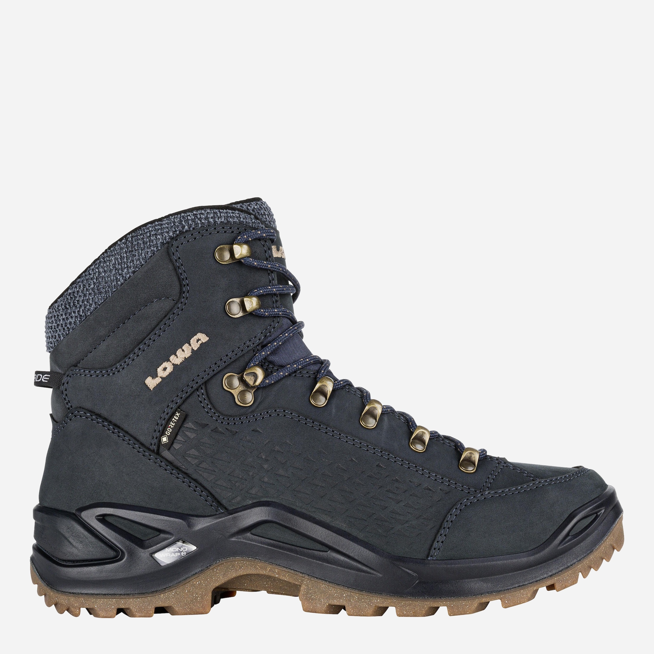 Акція на Чоловічі зимові черевики для трекінгу з Gore-Tex LOWA Renegade Warm GTX MID 411970-0649 46 (11UK) 29 см Сині від Rozetka