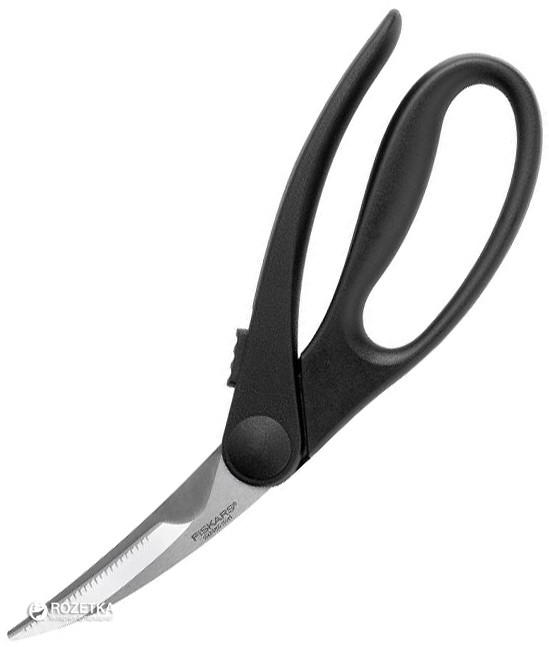 Кухонные ножницы Fiskars Kitchen Smar для птицы 230 мм (1002914) – фото ...