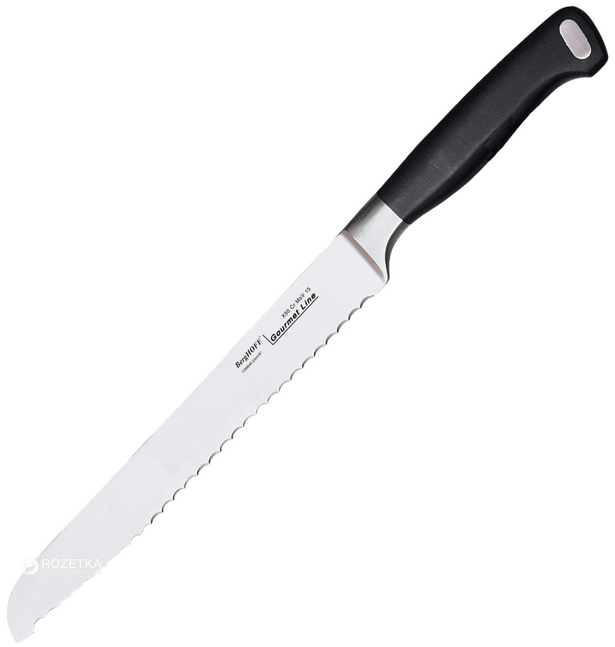 

Кухонный нож BergHOFF Gourmet Line для хлеба 230 мм Black