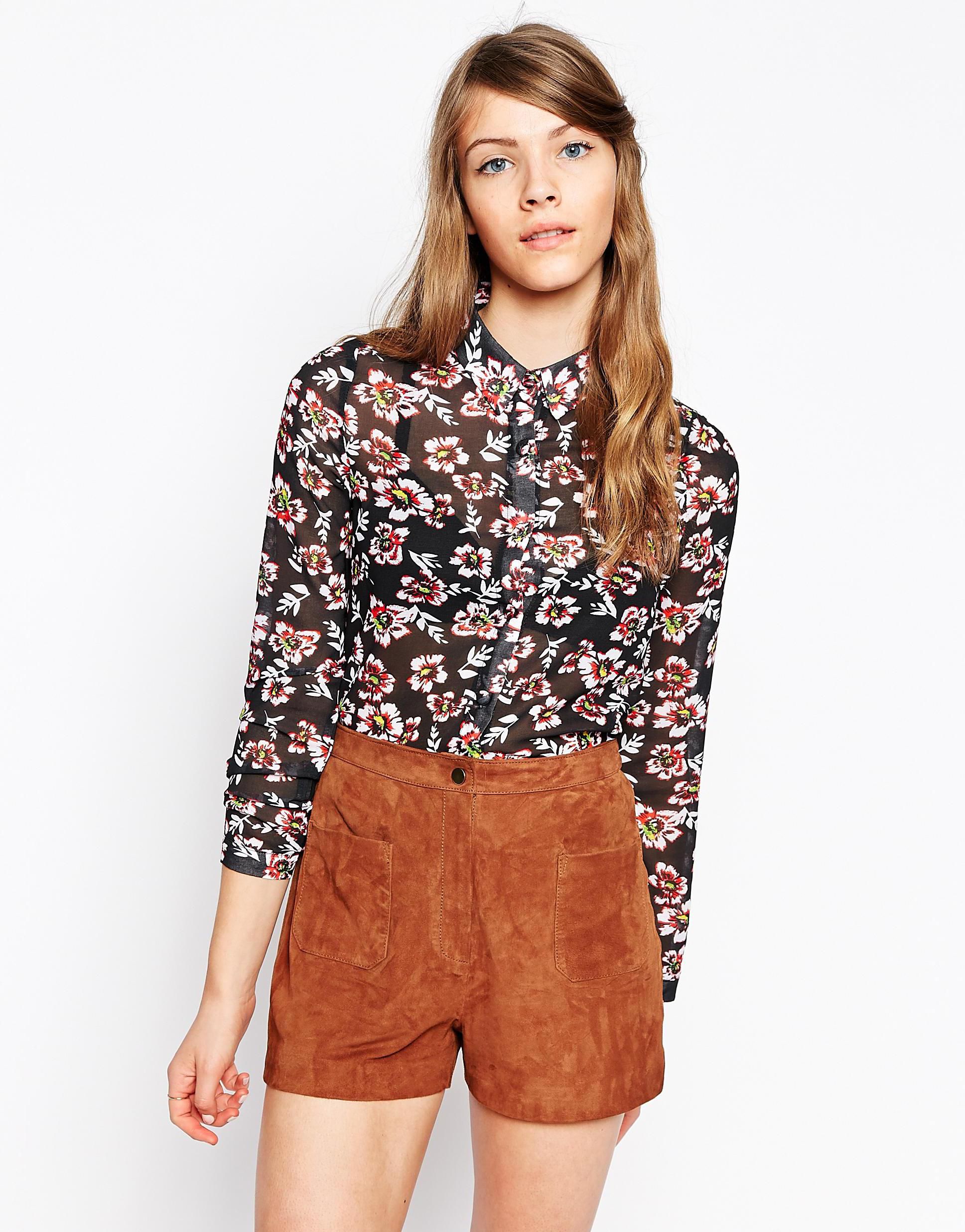 

Блузка ASOS AS648327  Цветочный принт, Блузка ASOS AS648327 S Цветочный принт