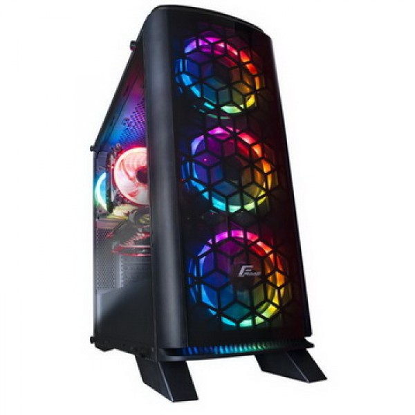 

Корпус Frime Magneto RGB LED HUB USB 3.0 без БП (Magneto-U3-GLS-4RDRF)
