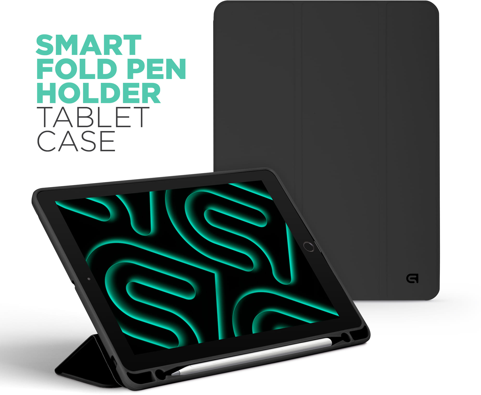 Чохол для планшета Apple iPad Pro 13 2025/2024 ArmorStandart Smart Fold Pen із кріпленням для стилуса Apple Pencil Black (ARM78138) — фото 3