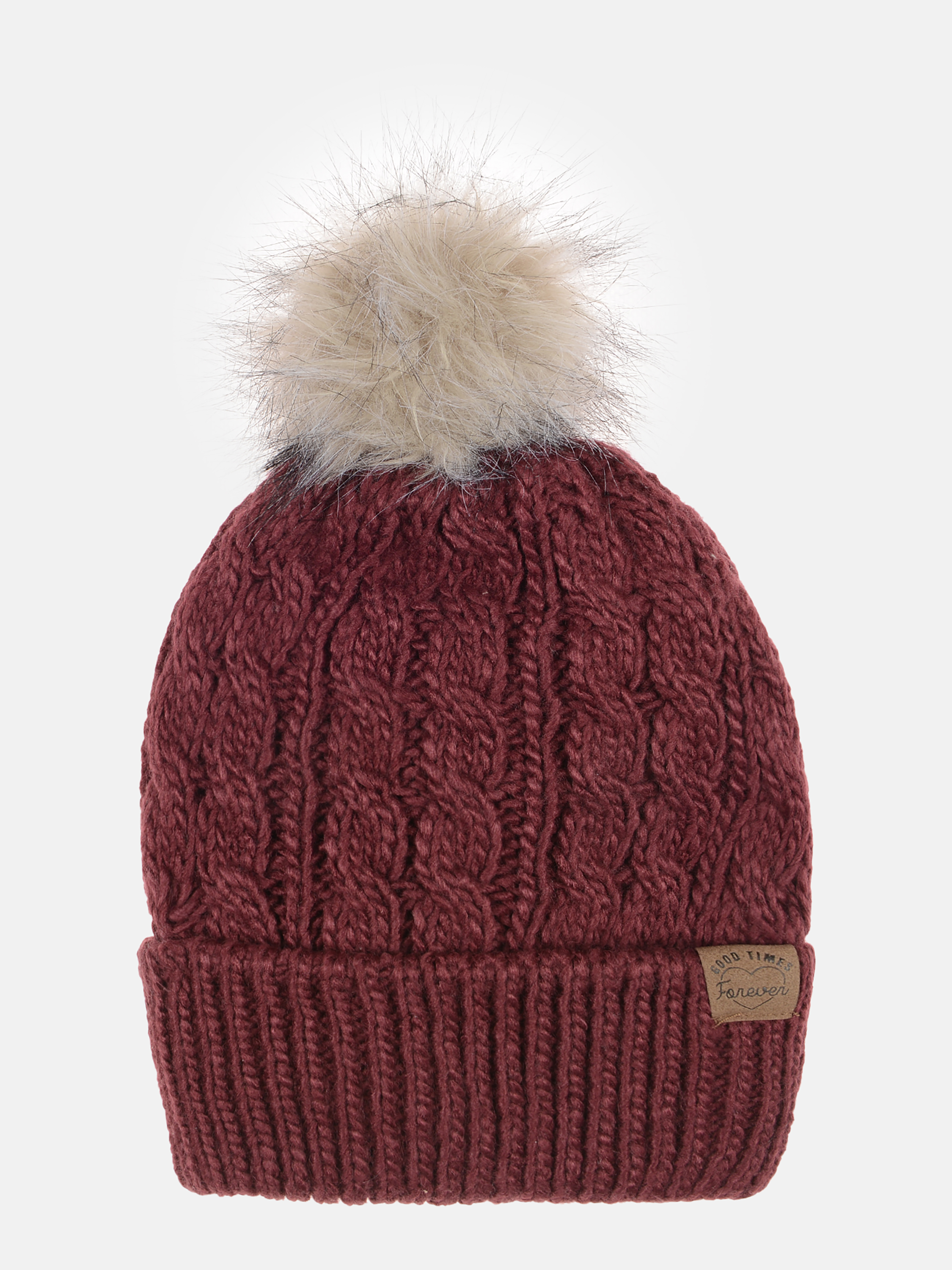 

Демисезонная шапка H&M 1910-7631630 53-55 см Бордовая