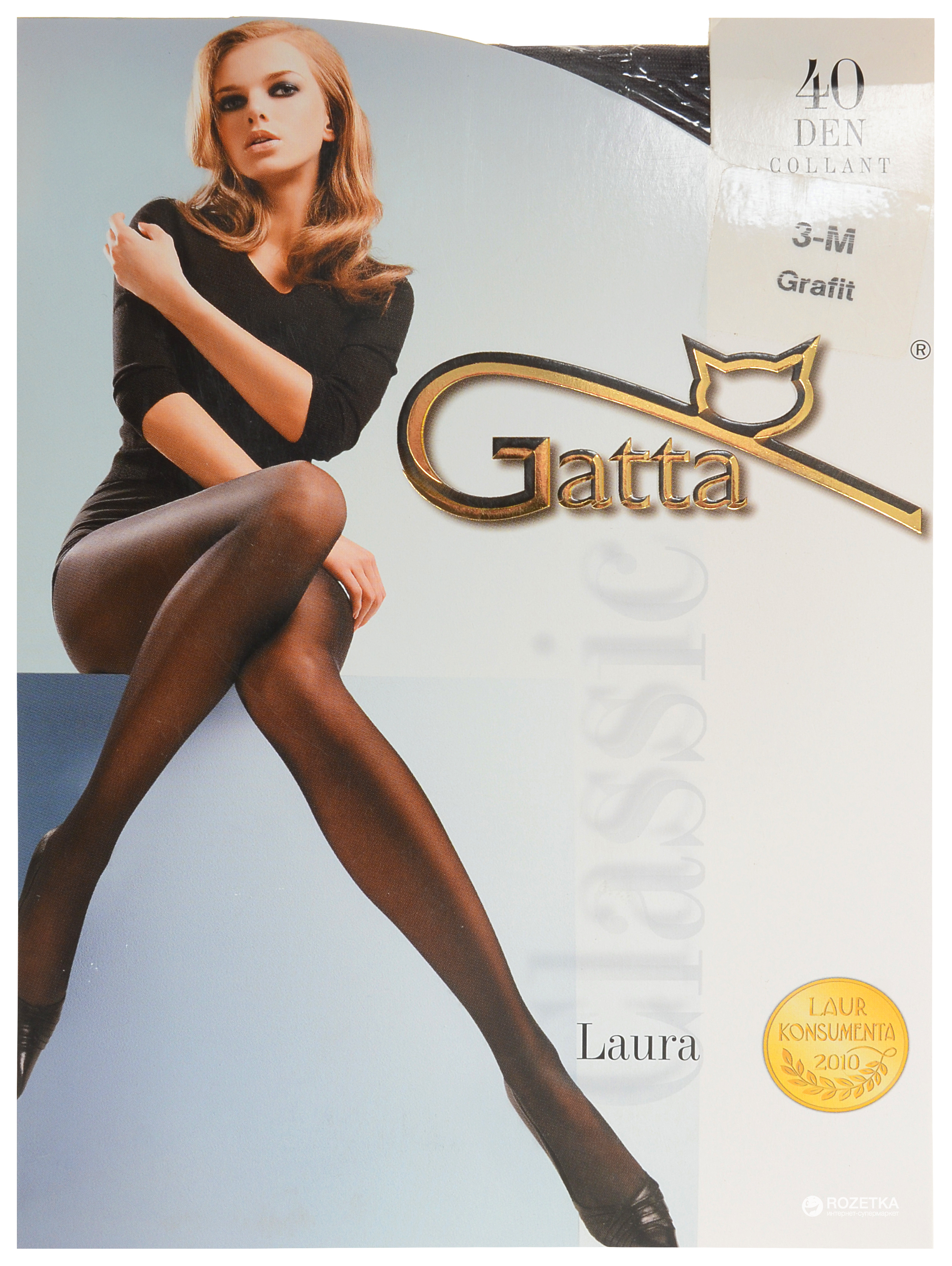 

Колготки Gatta Laura 40 Den  р Grafit, Колготки Gatta Laura 40 Den 5 р Grafit