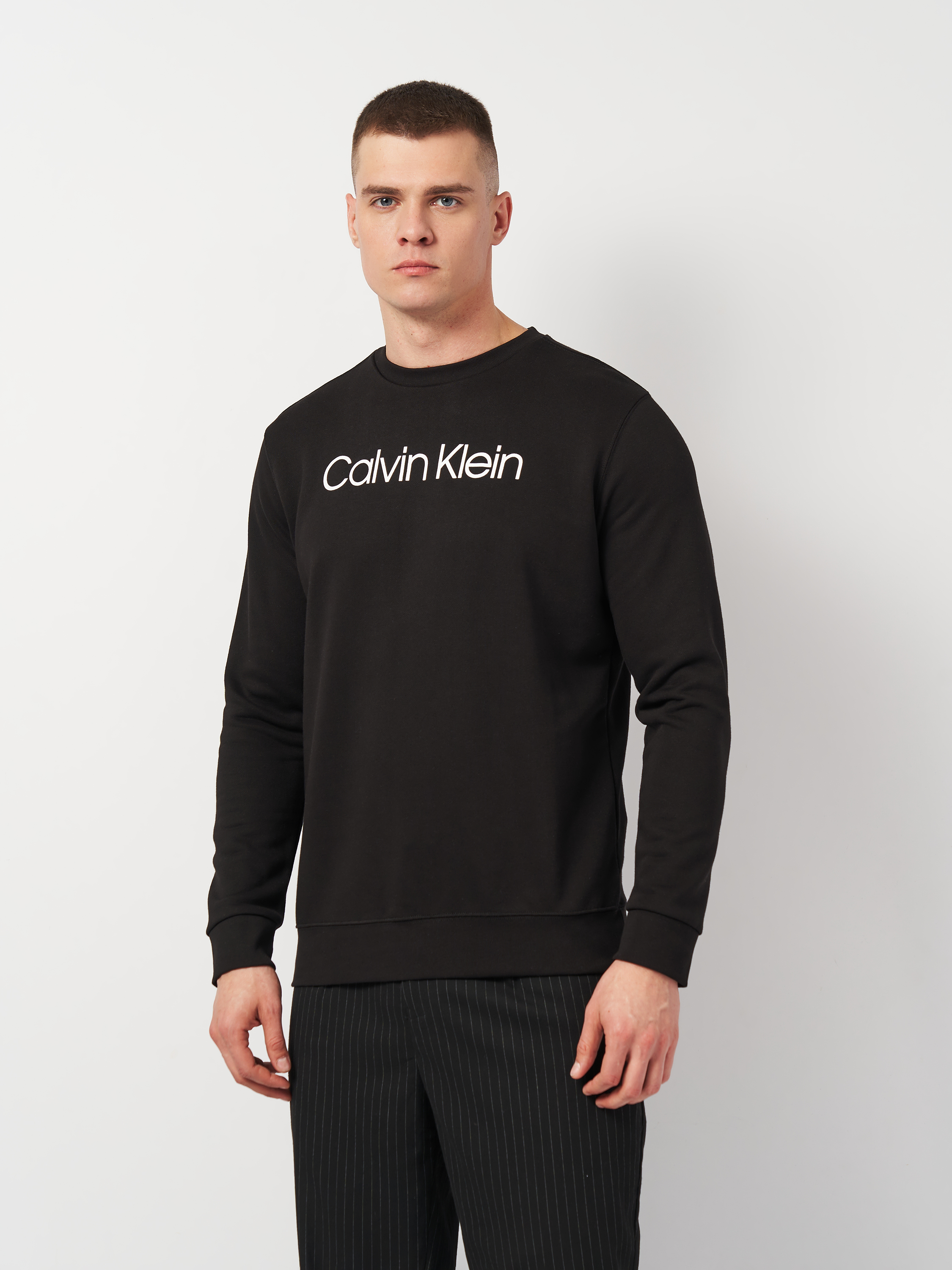 Акція на Світшот чоловічий Calvin Klein Jeans 11385.1 XL Чорний від Rozetka