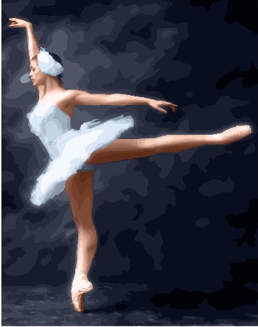 

Картина по номерам BrushMe Волшебство балета 40*50 см (без коробки) арт.BK-GX23013
