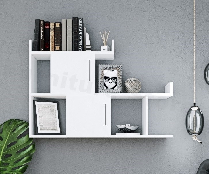 

Полка MebelLoft 110х25х75 см белый 1920