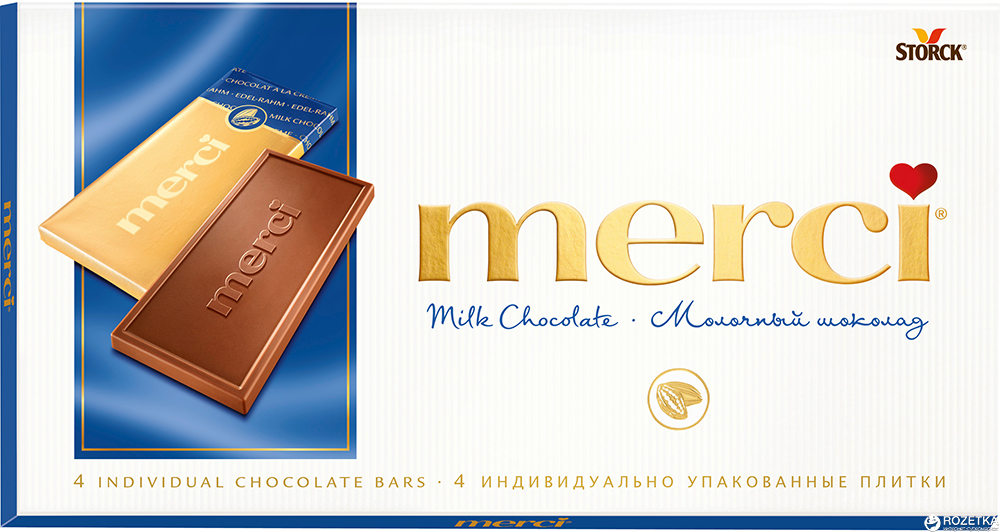 Шоколад Merci Tablets Молочный шоколад 100 г (4014400914245) – купить в ...