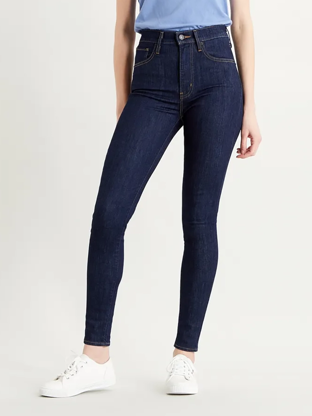 Акція на Джинси Skinny жіночі Levi's 721 Mile High Super Skinny 22791-0063 W24L32 Сині від Rozetka