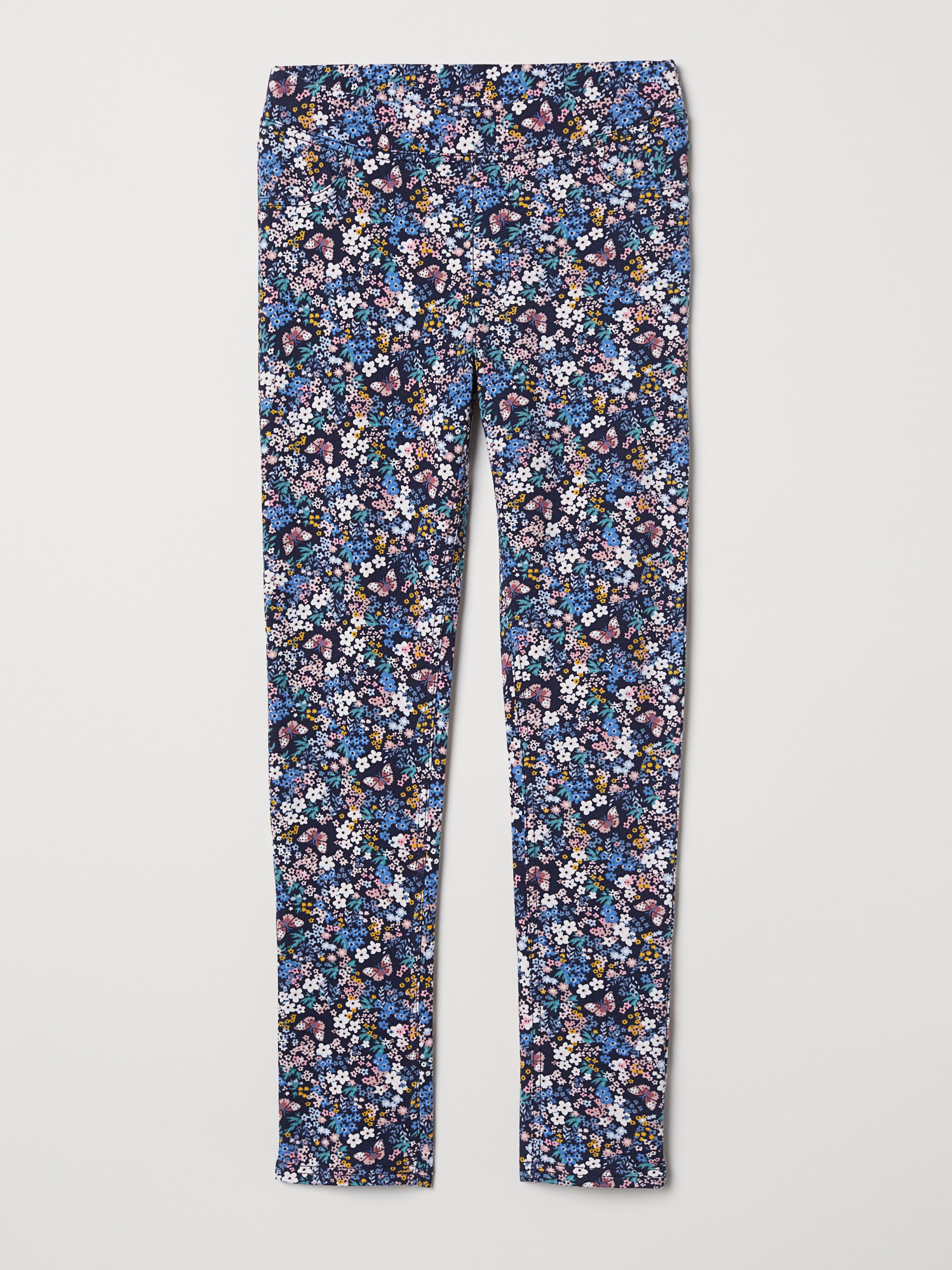 

Брюки H&M 0679116 170 cm (57335170cm) Цветочный принт