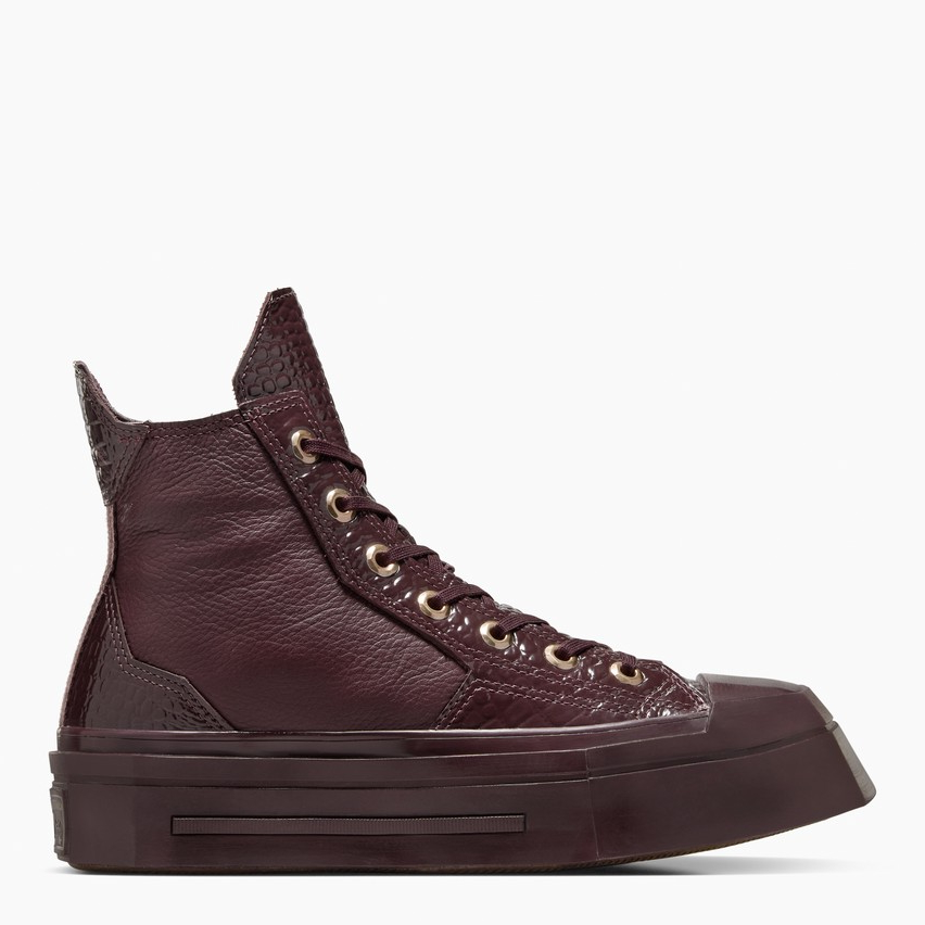 Акція на Жіночі черевики Converse Chuck 70 De Luxe Squared Hi A10039C 36.5 (4US) 23 см Бордові від Rozetka