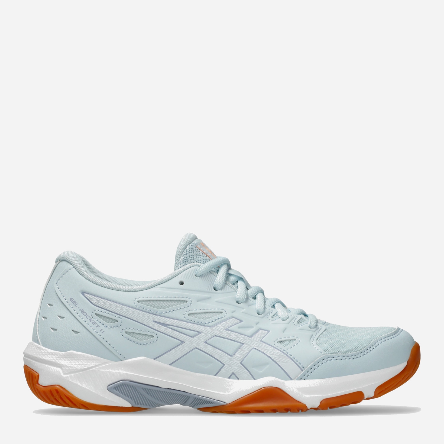 Акція на Жіночі кросівки для волейболу ASICS Gel-Rocket 11 1072A093-020 41.5 (9.5US) 26 см Блакитний/Білий від Rozetka