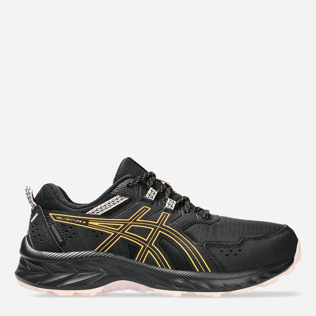 Акція на Жіночі кросівки для бігу ASICS Gel-Venture 9 Waterproof 1012B519-004 38 (7US) 24 см Чорний/Помаранчевий від Rozetka