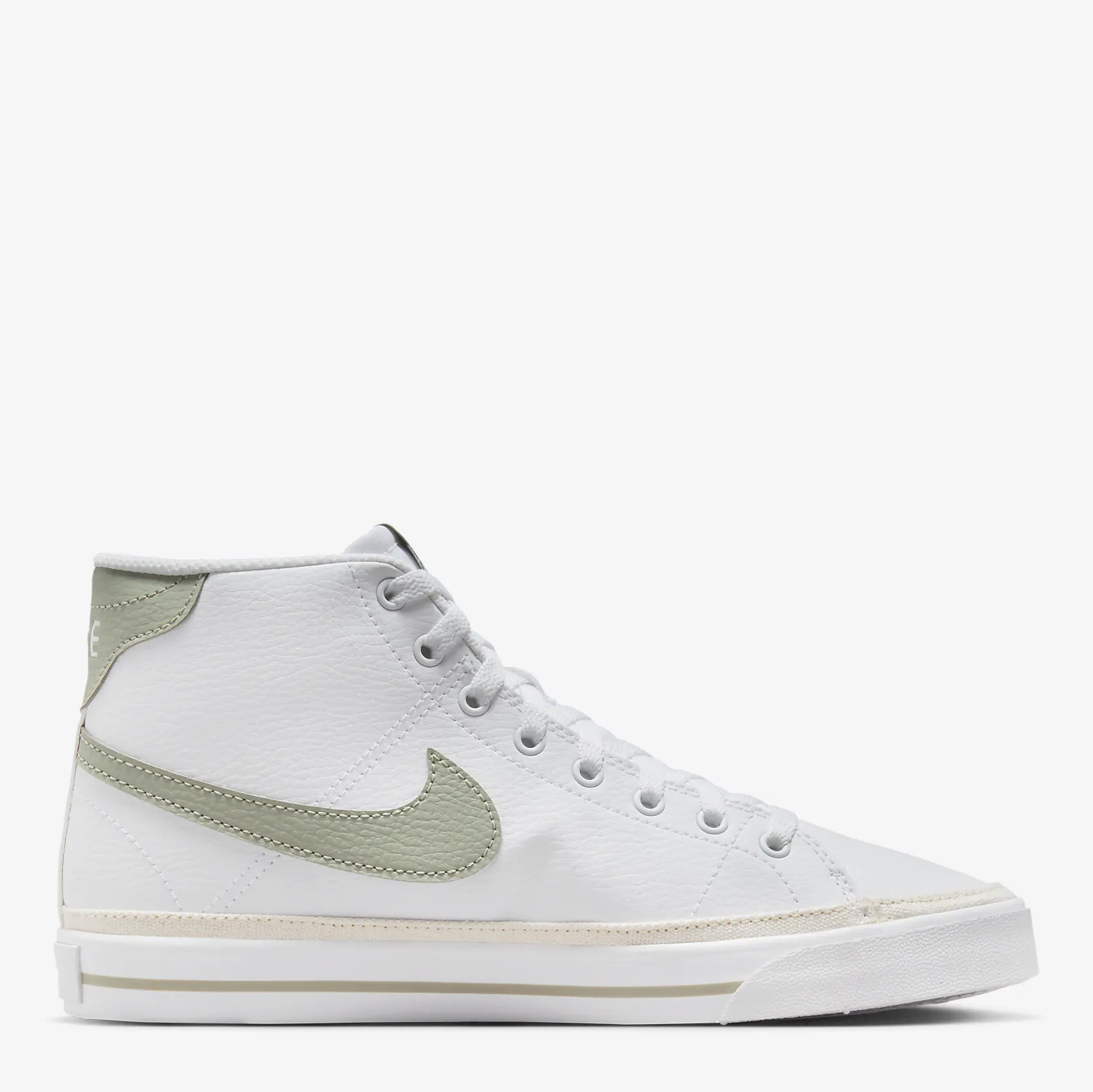 Акція на Жіночі кеди високі Nike Court Legacy Mid Nn FV6036-101 38 (7US) 24 см Білі від Rozetka