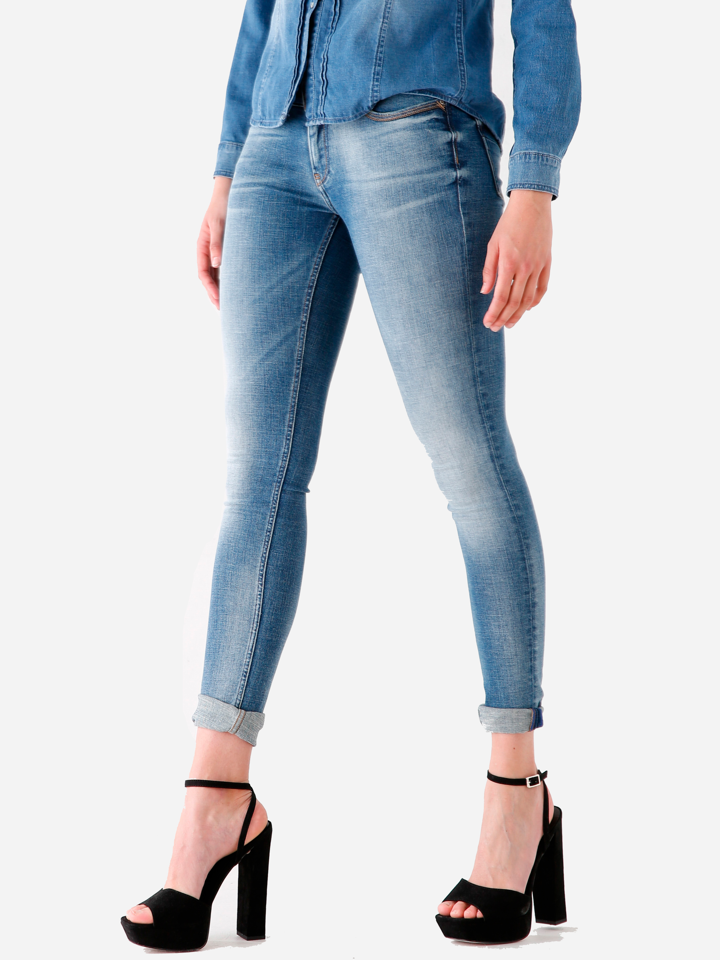 Акція на Джинси Skinny жіночі Garcia Jeans 279-2251 30-30 Сині від Rozetka