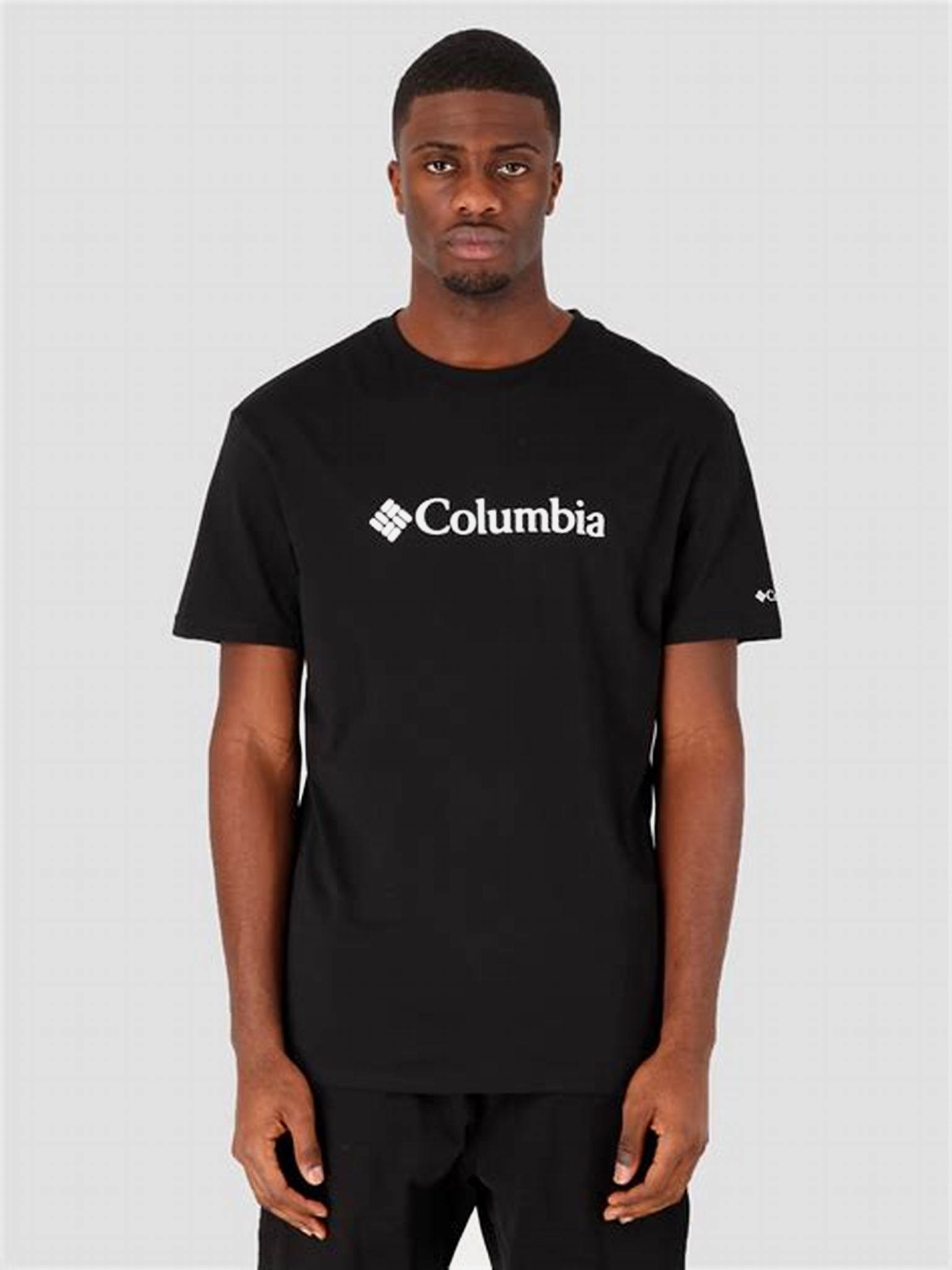 Акція на Футболка бавовняна чоловіча Columbia CSC Basic Logo Short Sleeve 1680053010 S Чорна від Rozetka