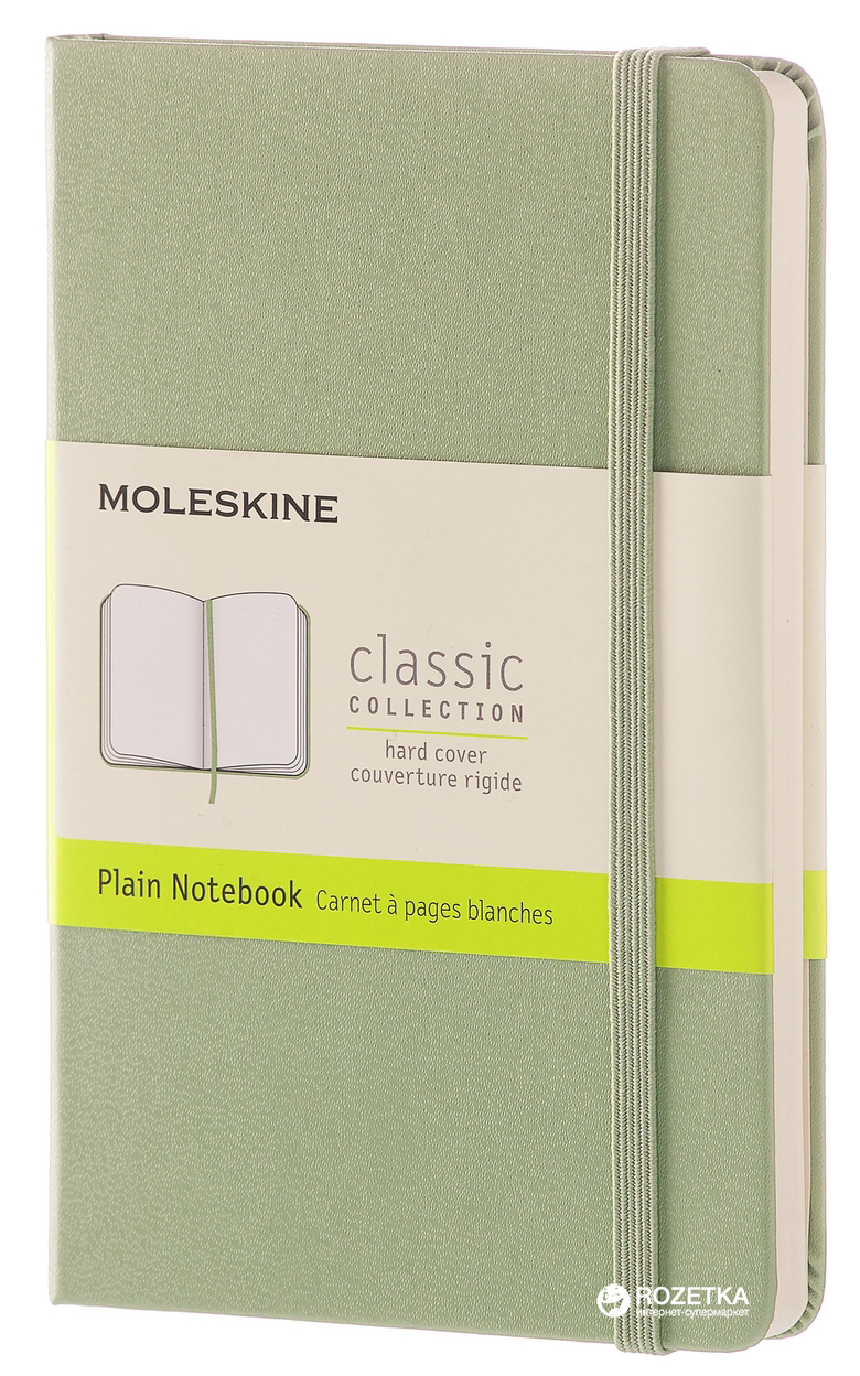 

Записная книга Moleskine Classic 9 х 14 см 192 страницы без линовки Мятная (8051272893663)